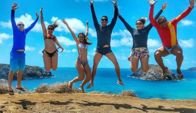Noronha com os amigos é tudo de bom!