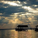Lago Yypacarai, no Paraguai