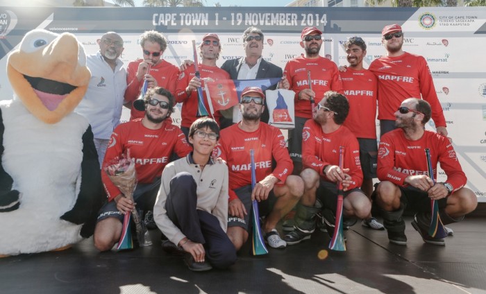 November 7, 2014. MAPFRE on stage in Cape Town in 7th place.