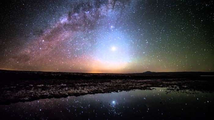 Céu de estrelas no Deserto de Atacama