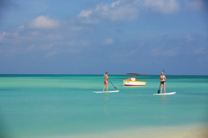 Stand up Paddle em Aruba