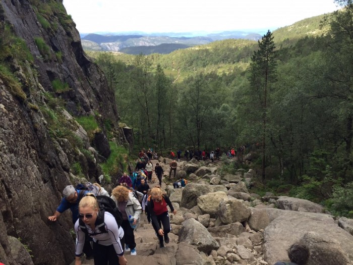 Trilha de Preikstolen - Noruega 06