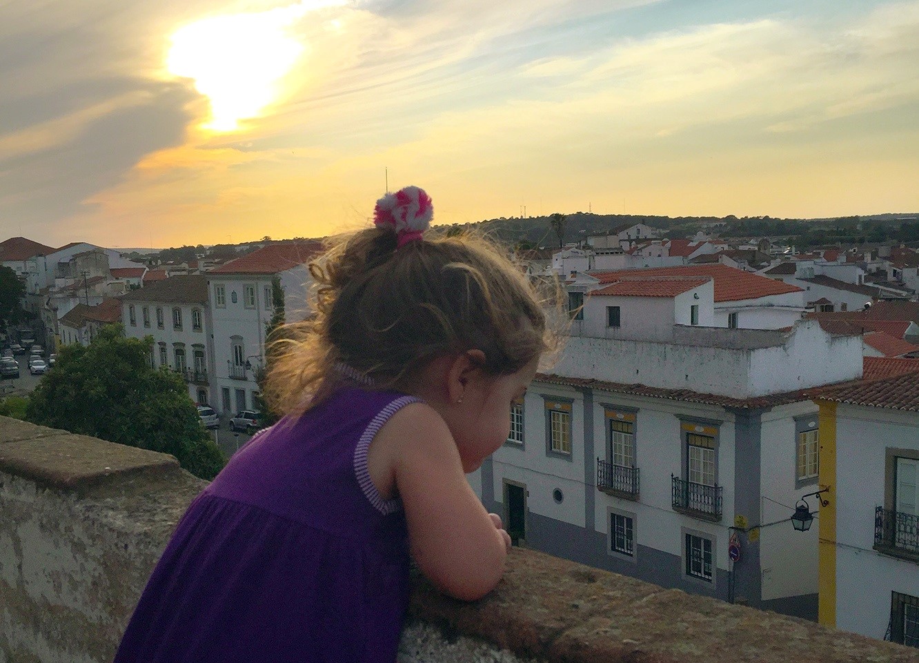 Pôr do sol em Évora