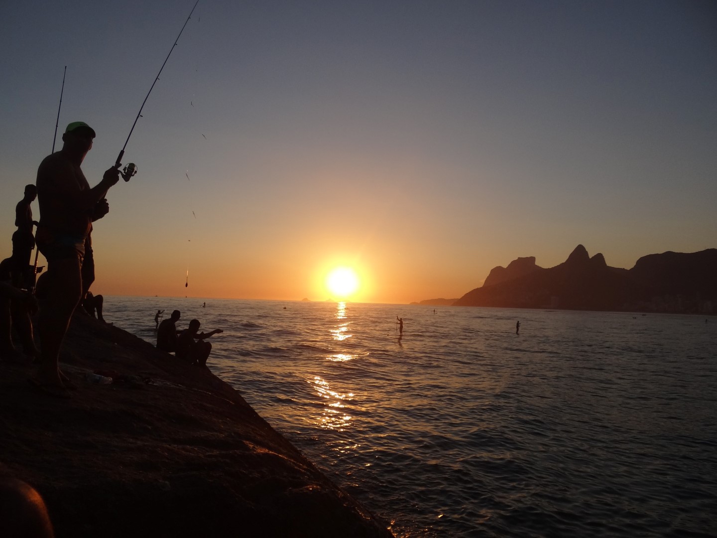 Pôr-do-sol no Arpoador - RJ