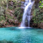 Cachoeira Santa Bárbara na Chapada dos Veadeiros - GO