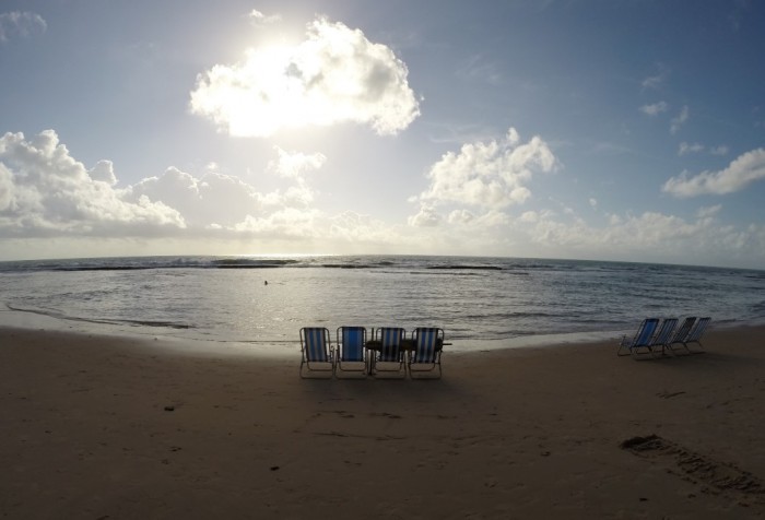 Vista da Praia da Boa Viagem em Recife