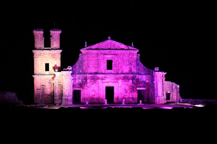Espetáculo Som e Luz nas Ruínas da Catedral de São Miguel das Missões