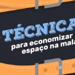 Como economizar espaço na mala