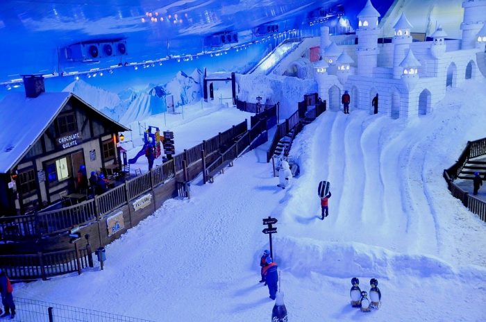 Pista de esqui da Snowland em Gramado