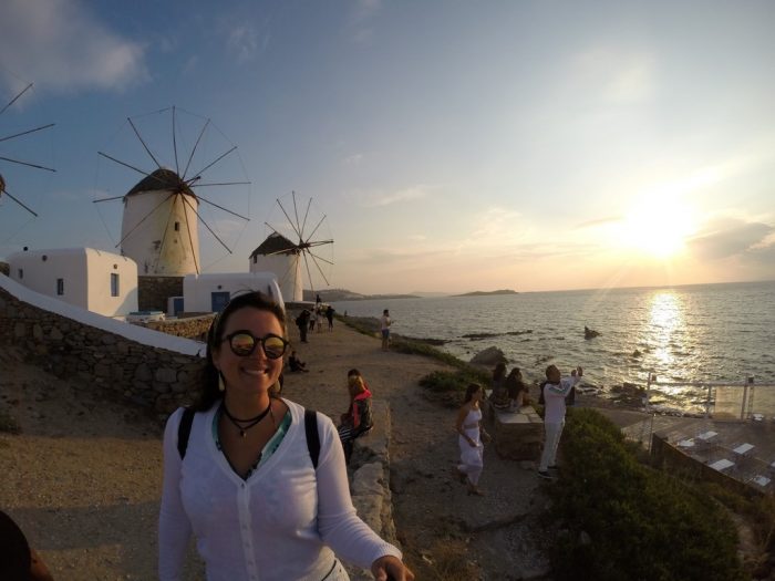 Pôr do sol nos Moinhos